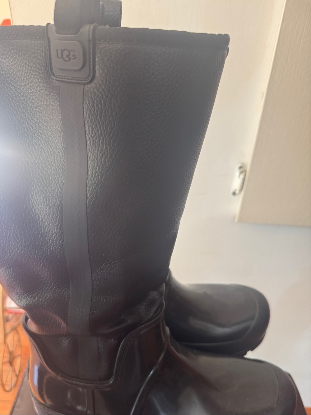 UGG Men’s Black Tall Waterproof Rain & Snow Boots